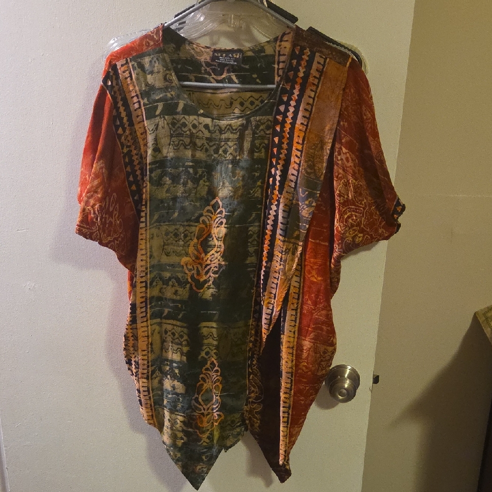 Splash Multicolor Artistic Tunic